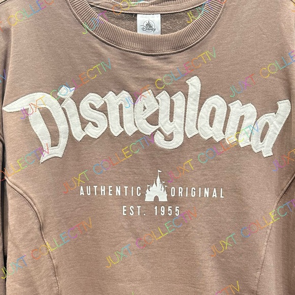 Disneyland Authentic Original 1955 Castle Brown Pullover Crewneck Sweater - Picture 2 of 2